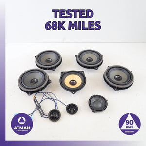 BMW F30 330i Hi-Fi Interior Speaker Tweeter Loudspeaker Set OEM 68k