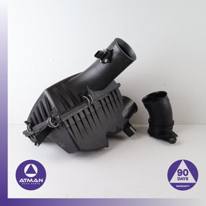 06-10 BMW E64 650i 550i 4.8L Air Intake Filter Cleaner Box w/ Duct 7567203 OEM