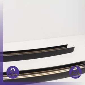 BMW F10 535i Rear Left &amp; Right Door Window Molding Trim Set 51357182296 OEM — photo 4