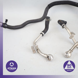 BMW F15 X5 xDrive50i 4.4L N63 Turbo Coolant Hose Line Pipe Set OEM