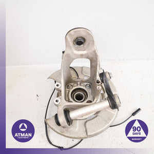 14-19 BMW F15 X5 Rear Left Driver Side Spindle Knuckle Hub w/ Shield OEM