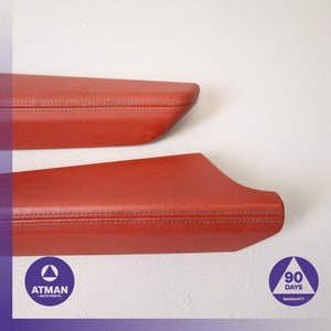 20-25 BMW F98 X4M X3M Left &amp; Right Side Door Panel Armrest Set Red OEM