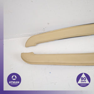 BMW E70 X5M X5 Left &amp; Right Center Console Cover Panel Trim Set Beige OEM