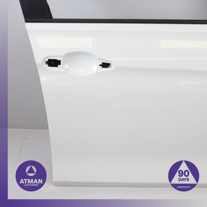 12-18 BMW F30 320i Front Right Side Door Shell Panel White 41007298566 OEM