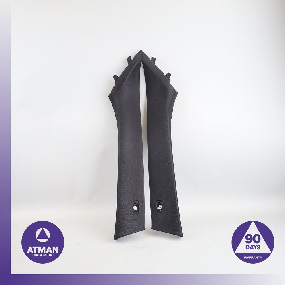 BMW F15 X5 Front Left &amp; Right A-Pillar Cover Panel Trim Set Black  OEM