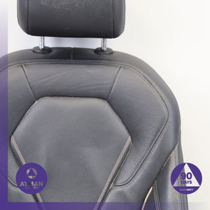 17-23 BMW F10 530e 540i Front Left Driver Top Upper Seat Cushion Black OEM