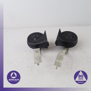 BMW E70 X5 X5M High & Low Tone Note Signal Horn Set OEM