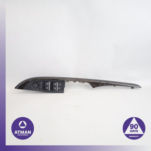 12-19 BMW F06 650i 640i Front Left Interior Door Cover Panel Wood w/ Switch OEM