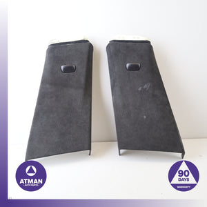 BMW F06 650i 640i Gran Coupe Left &amp; Right Upper B-Pillar Trim Set OEM