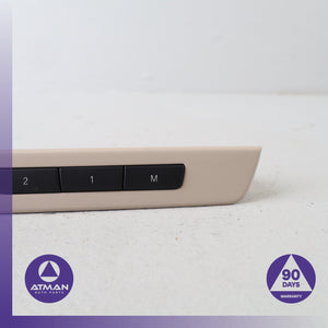 09-15 BMW F02 750i740 Front Right Seat Memory Switch Beige 9215766 OEM — photo 3
