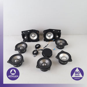 02-08 BMW E66 750i 745i Hi-Fi Interior Tweeter Loudspeaker Speaker Set OEM