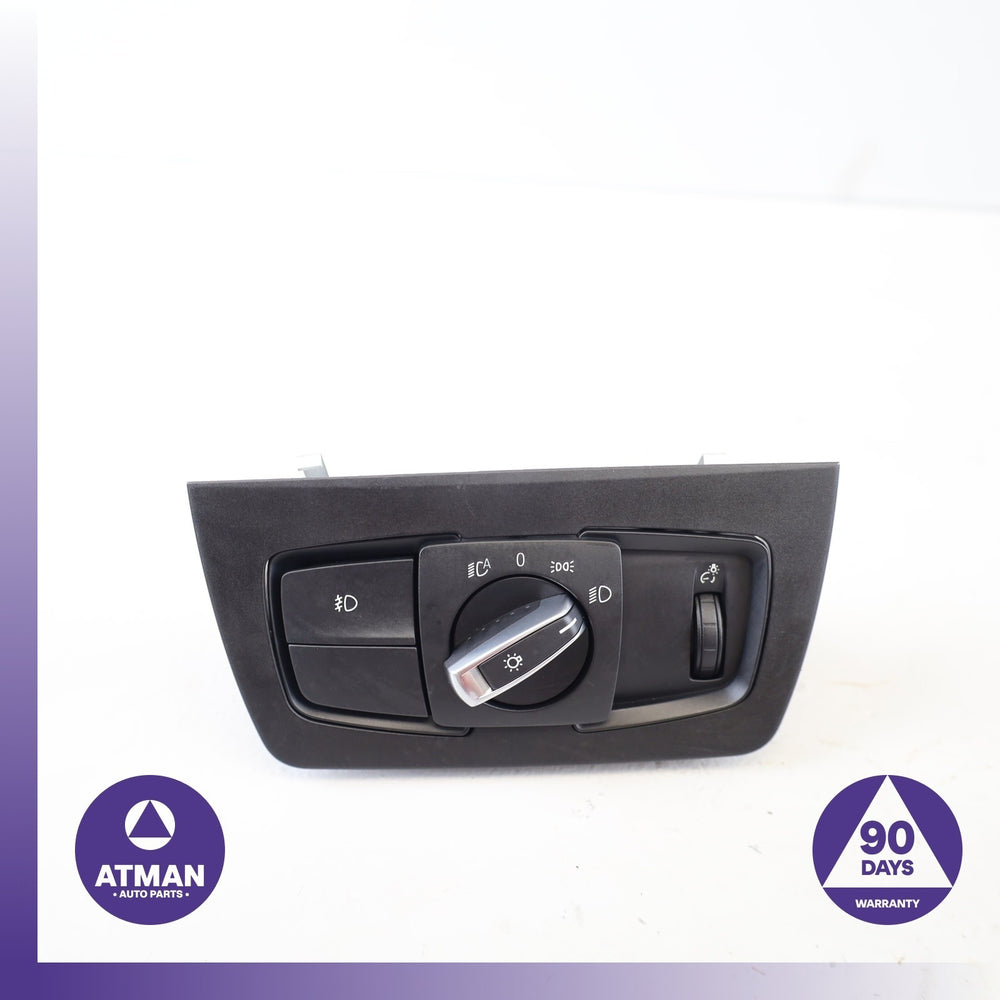 12-18 BMW F30 330i 335i M3 Headlight Fog Light Switch Control Module w/ Trim OEM