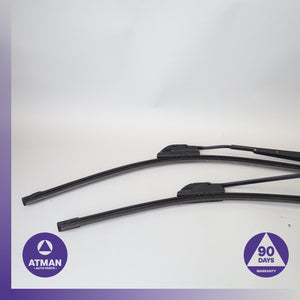 BMW F16 X6 X5 Front Windshield Wiper Washer Arm Set 61617304069 OEM