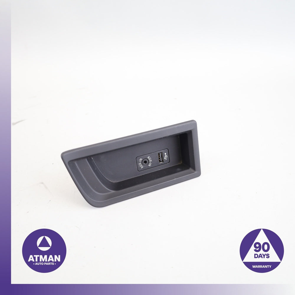 BMW F30 320i Front Center Console Insert USB Aux Socket w/ Trim OEM