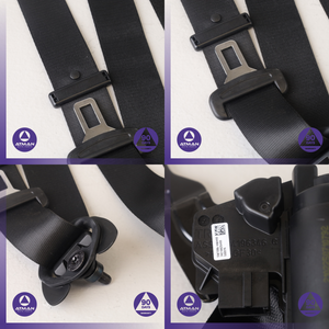 19-25 BMW G05 X5 X6 X7 Front Right Seatbelt Seat Belt Black 72117499422 OEM — photo 4