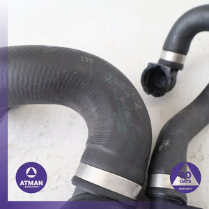 07-13 BMW E90 328i 128i Radiator Cooling Hose Pipe Set OEM