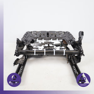 14-19 BMW F15 X5 535i X6 Front Left Seat Base Track Frame Rail w/ Motors OEM