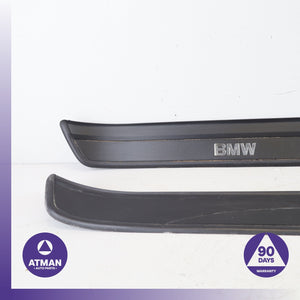 BMW E90 325i Front Left &amp; Right Sill Scuff Plate Cover Panel Set OEM