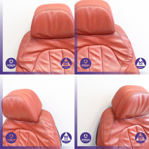 15-19 BMW F16 X6 Front Right Top Upper Seat Cushion w/ Headrest Red OEM