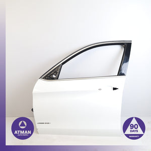 15-19 BMW F16 X6 Front Left Side Door Shell Panel White 41517386741 OEM