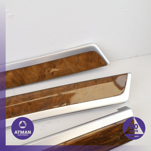 BMW F10 550i 528i Front & Rear Door Trim Wood Set OEM