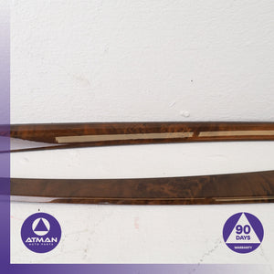 08-10 BMW E60 535i 550i Front & Rear Right Interior Door Panel Wood Trim Set OEM