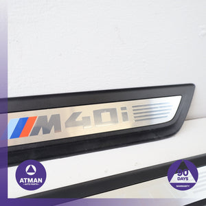 BMW F26 X4 Front &amp; Rear Door Entrance Sill Scuff Trim Panel Set OEM