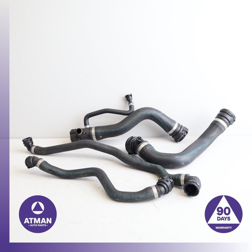 BMW F30 328i 320i N20 2.0L Engine Radiator Coolant Hose Set OEM
