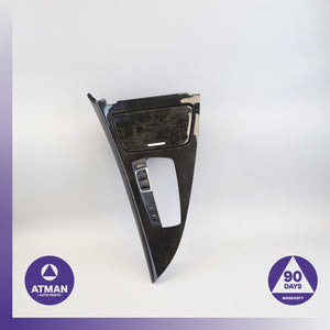 BMW F06 650i 640i Center Console Cup Holder Shifter Bezel Trim Wood 9242733 OEM