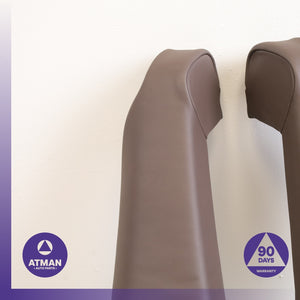 BMW F15 X5 Rear Left & Right Seat Cover Panel Trim Bolster Set Brown OEM