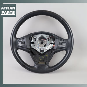 14-19 BMW F15 X5 Steering Wheel Black 32306881301 OEM