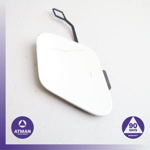 BMW F30 328i 330e  Rear Bumper Tow Hook Cover White OEM