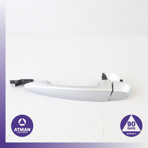 BMW F25 X3 Rear Left Driver Side Exterior Door Handle Silver OEM