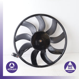 14-19 BMW F16 X6 X5 3.0L Engine Motor Radiator Cooling Fan Blade w/ Motor OEM
