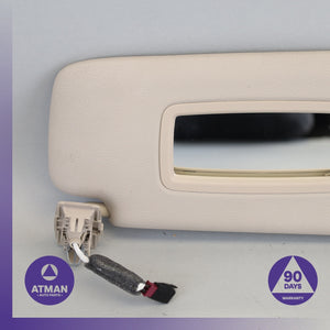 BMW F15 X5 Right Passenger Side Sunvisor Sun Visor Beige 51167353960 OEM