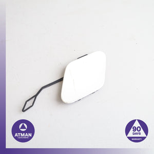BMW F30 328i 330e  Rear Bumper Tow Hook Cover White OEM
