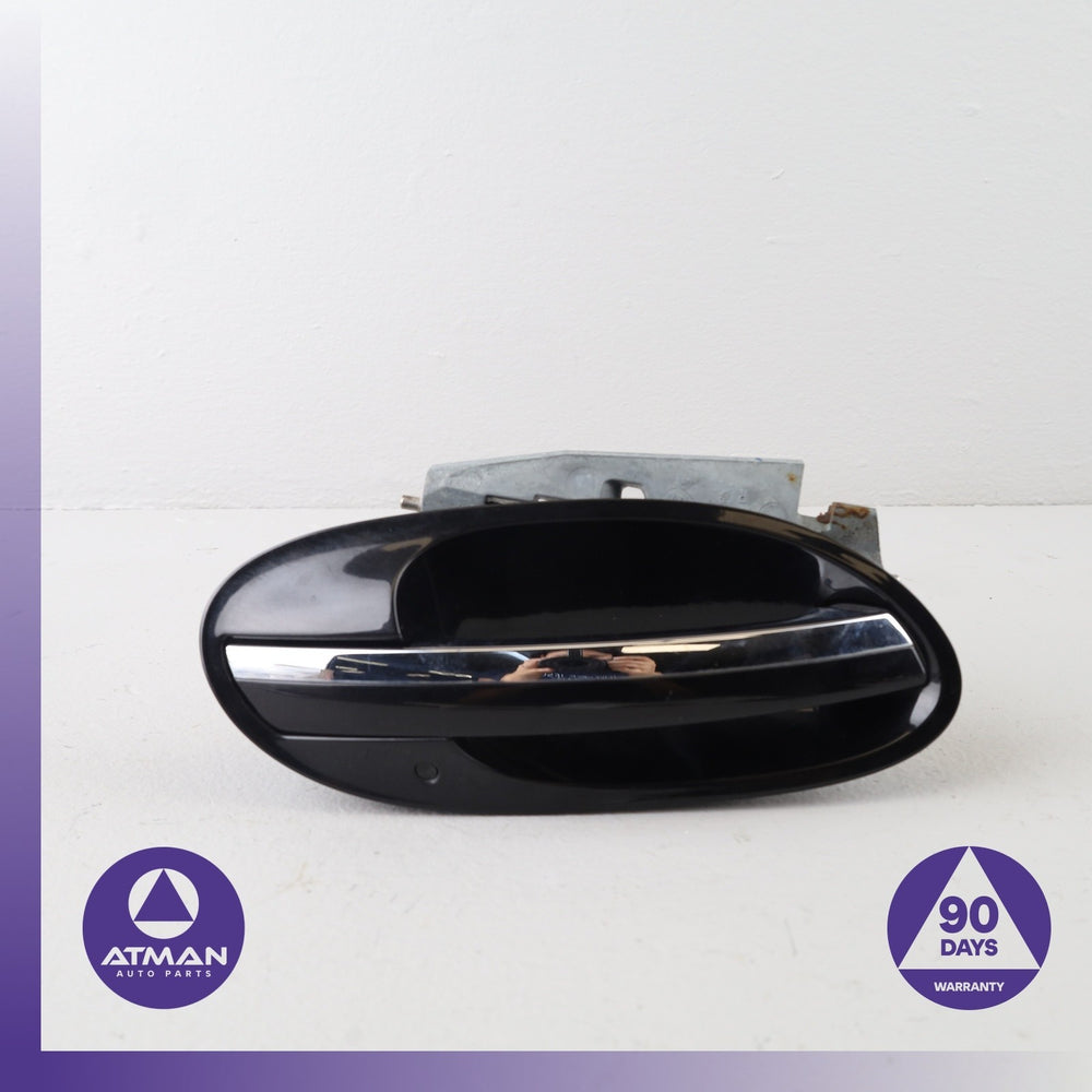 BMW E66 750i 745i Front Right Exterior Door Handle Black OEM