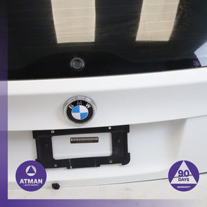 07-13 BMW E70 X5M X5 Trunk Lid Liftgate Tailgate Hatch Shell White OEM