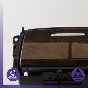 06-12 BMW E90 328i 335i 323i Front Center Console Ashtray Storage Trim Wood OEM