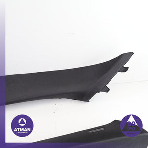 BMW F15 X5 Front Left &amp; Right A-Pillar Cover Panel Trim Set Black OEM