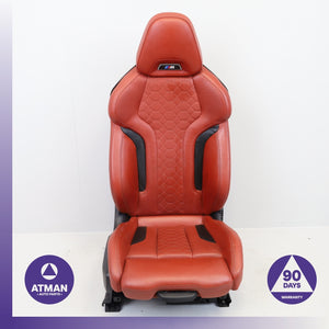20-25 BMW F98 F97 X4M X3M Front Right Passenger Seat Cushion Assembly Red OEM