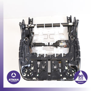 14-19 BMW F10 528i X5 X6 Front Left Seat Base Track Frame Rail w/ Motors OEM