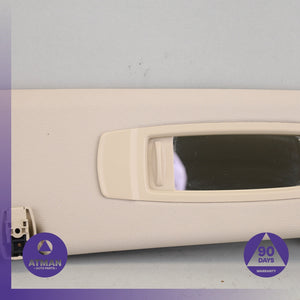 BMW F15 X5 Left Driver Side Sunvisor Sun Visor Beige 51167353959 OEM