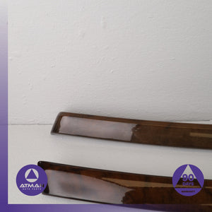 BMW E90 328i Front & Rear Interior Door Cover Trim Wood Set OEM