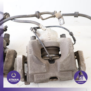 BMW E88 128i 135i Front Left &amp; Right Brake Caliper Calipers Set 34116776527 OEM