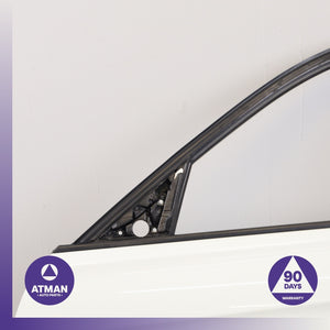 12-18 BMW F30 320i Front Left Side Door Shell Panel White 41007298565 OEM