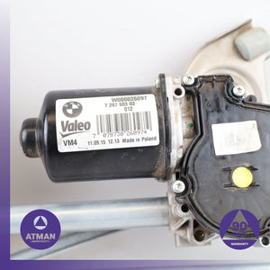 BMW F22 228i Windshield Wiper Washer Motor w/ Linkage 61617260488 OEM
