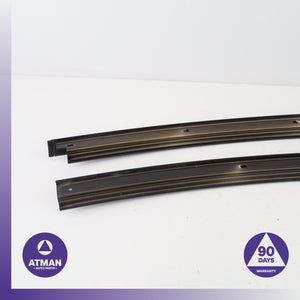 BMW F10 535i Rear Left &amp; Right Door Window Molding Trim Set 51357182296 OEM — photo 6