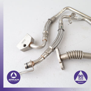 19-26 BMW G05 X5 X6 850i 750i M550i 4.4L Turbo Oil Cooler Line Set Right OEM — photo 2