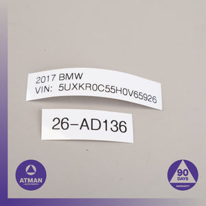 BMW F15 X5 Under Dashboard Sound Audio Emergency Alarm Speaker 65139151127 OEM